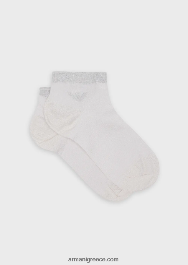 γυναίκες Armani κουτί δώρου με κάλτσες με λογότυπο ζακάρ 4046R6180