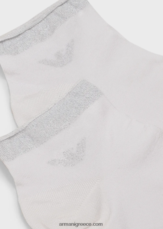 γυναίκες Armani κουτί δώρου με κάλτσες με λογότυπο ζακάρ 4046R6180