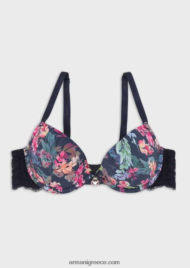 γυναίκες Armani καθημερινό σουτιέν push-up ανακυκλωμένου charme από μικροΐνες 4046R6167 πρότυπο