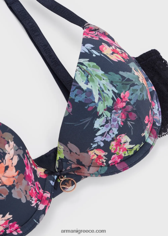 γυναίκες Armani καθημερινό σουτιέν push-up ανακυκλωμένου charme από μικροΐνες 4046R6167 πρότυπο