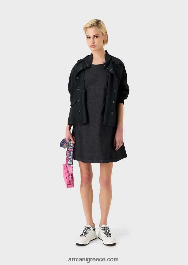 γυναίκες Armani τζιν φόρεμα μερσεριζέ 4046R686 τζην