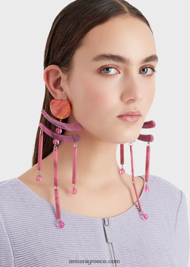 γυναίκες Armani μπολερό με φερμουάρ barre-jersey 4046R655 μαύρος