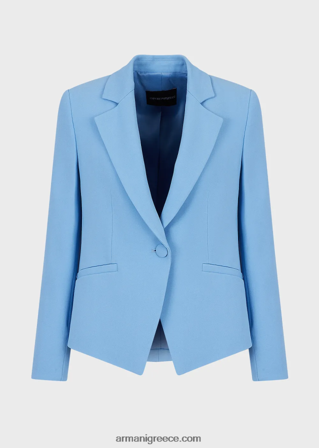 γυναίκες Armani σακάκι κρεπ cady με ρεβέρ 4046R640
