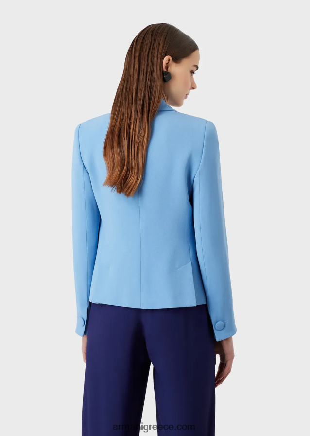 γυναίκες Armani σακάκι κρεπ cady με ρεβέρ 4046R640