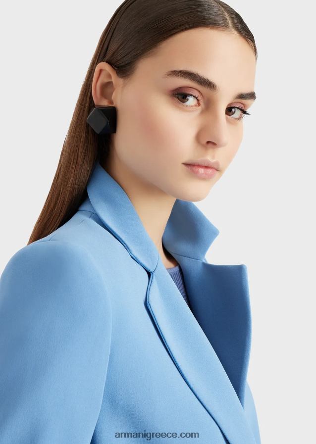 γυναίκες Armani σακάκι κρεπ cady με ρεβέρ 4046R640