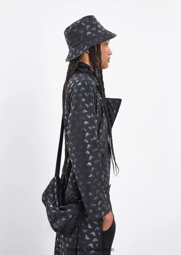 γυναίκες Armani μπλουζάκι στρετ-τζέρσεϊ απαραίτητα για ταξίδια 4046R6444 άσπρο