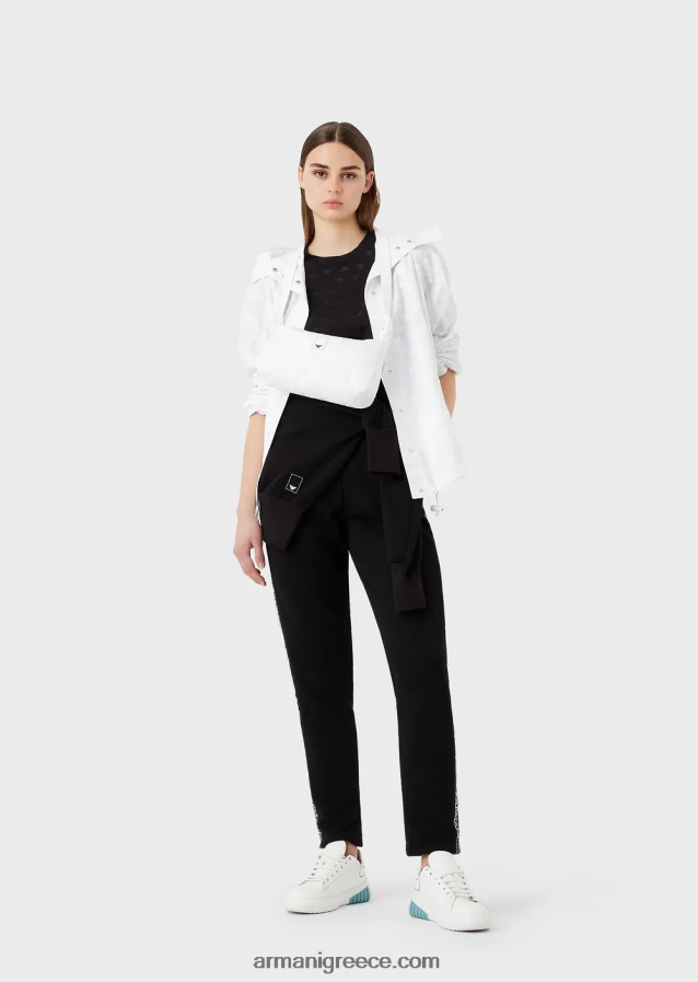 γυναίκες Armani μπλουζάκι αετού με είδη πρώτης ανάγκης για ταξίδι παντού 4046R6445 μαύρος