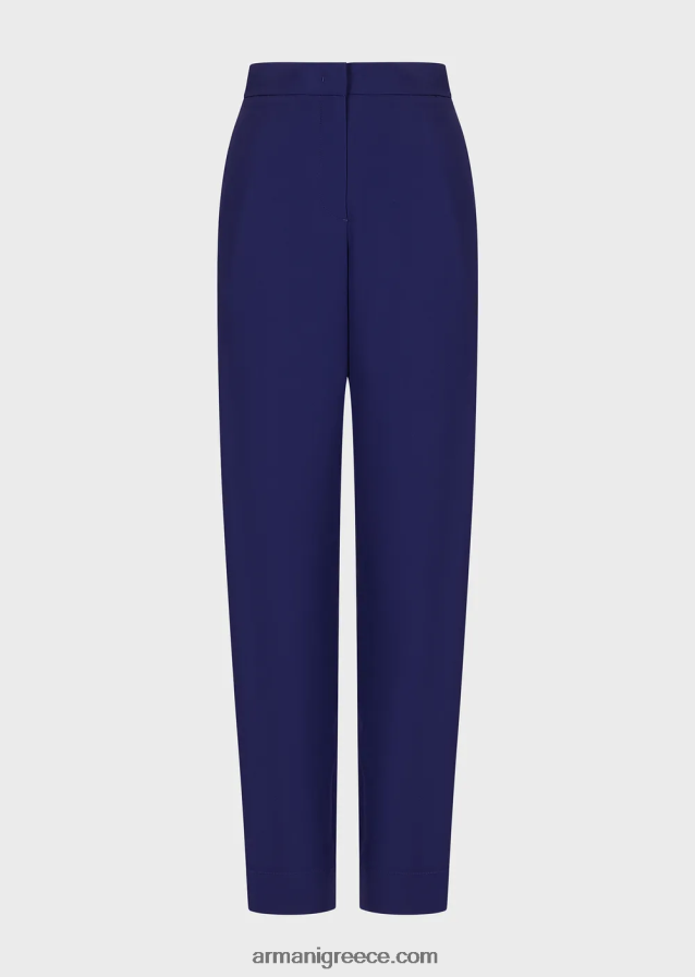 γυναίκες Armani ψηλόμεσο παντελόνι 7/8 σε ελαστική βισκόζη 4046R6275