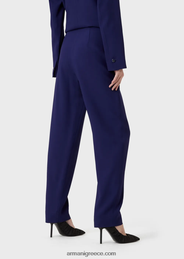 γυναίκες Armani ψηλόμεσο παντελόνι 7/8 σε ελαστική βισκόζη 4046R6275