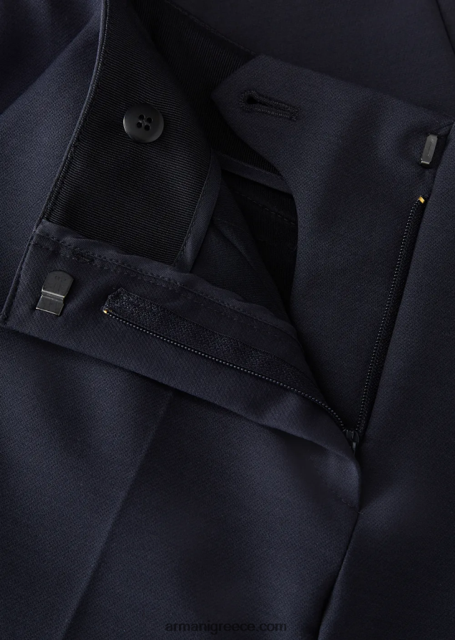 γυναίκες Armani παντελόνι 7/8 γκαμπαρντίνα 4046R6313 ναυτικό μπλε