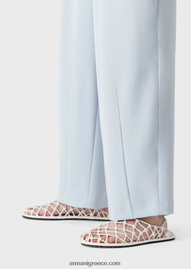 γυναίκες Armani παντελόνι τεχνική-cady με λάστιχο στη μέση 4046R6301 γαλανός