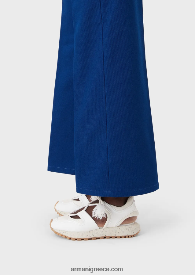 γυναίκες Armani βιώσιμη συλλογή j33 τζιν σε ίσια εφαρμογή σε οργανικό ταύρο 4046R6398 μπλε