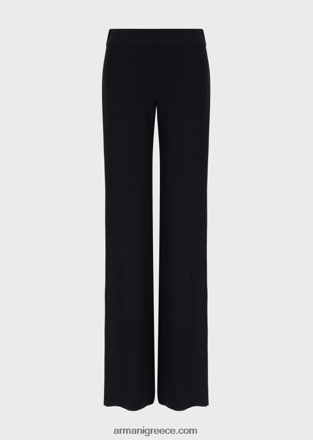 γυναίκες Armani παντελόνι techno cady palazzo 4046R6304 μπλε