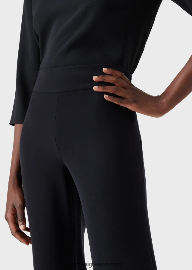 γυναίκες Armani παντελόνι techno cady palazzo 4046R6304 μπλε