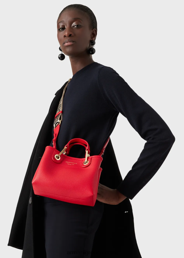 γυναίκες Armani άλμα με λαιμόκοψη από καθαρό παρθένο μαλλί 4046R6219 μπλε