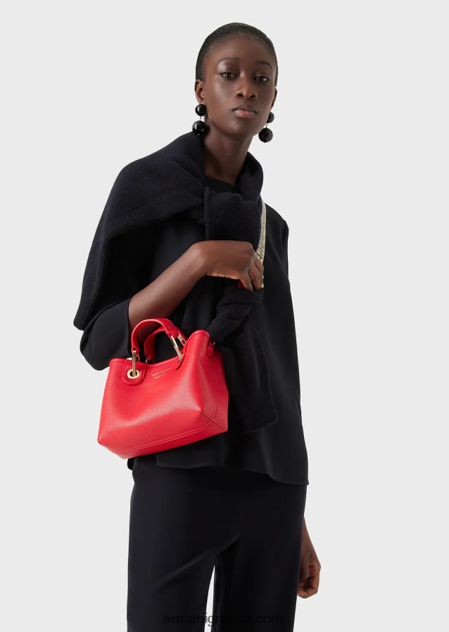 γυναίκες Armani μπλούζα envers-σατινέ με μανίκια 3/4 4046R6388 ναυτικό μπλε