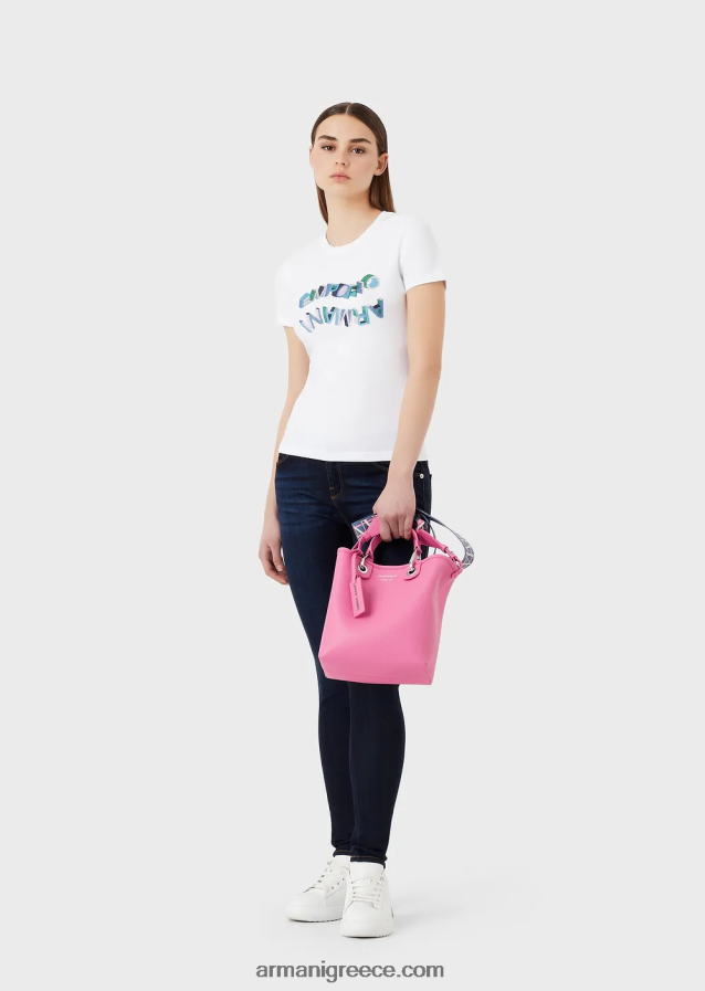 γυναίκες Armani j28 τζιν lyocell με μεσαία μέση, σούπερ στενό πόδι 4046R62774 σκούρο μπλε