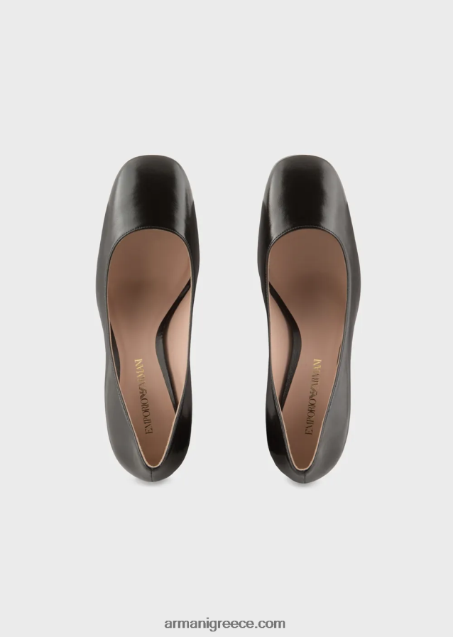 γυναίκες Armani λουστρίνι δικαστήρια 4046R6517 μαύρος