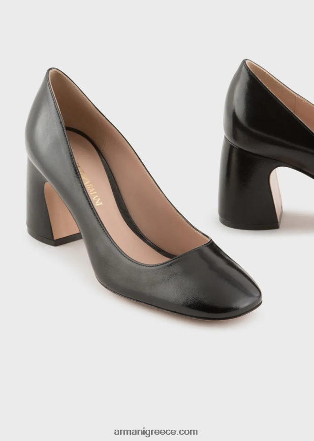 γυναίκες Armani λουστρίνι δικαστήρια 4046R6517 μαύρος