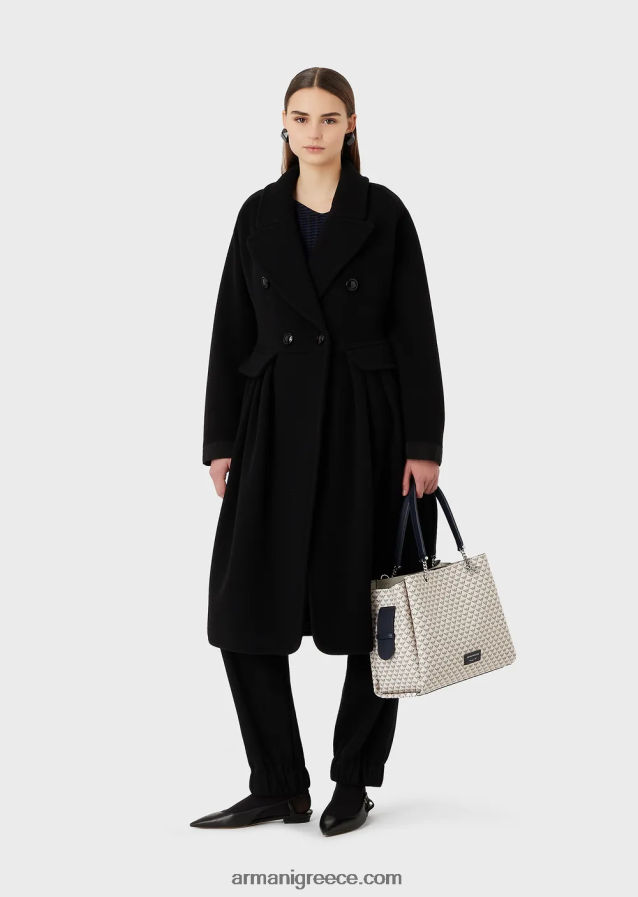 γυναίκες Armani Ολόσωμη τσάντα eagle shopper με αετό γούρι 4046R6723 μπλε λογότυπο