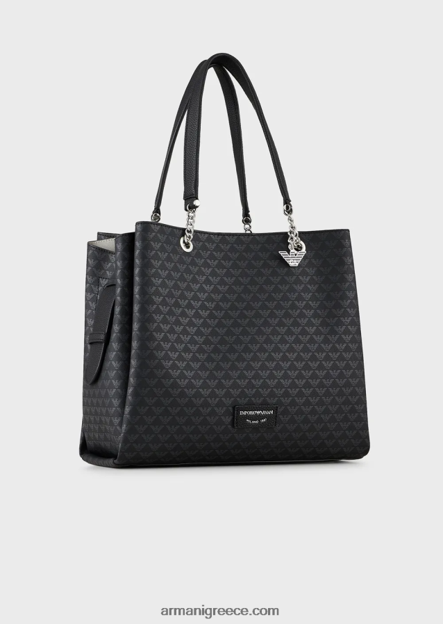 γυναίκες Armani Ολόσωμη τσάντα eagle shopper με αετό γούρι 4046R6724 πρότυπο