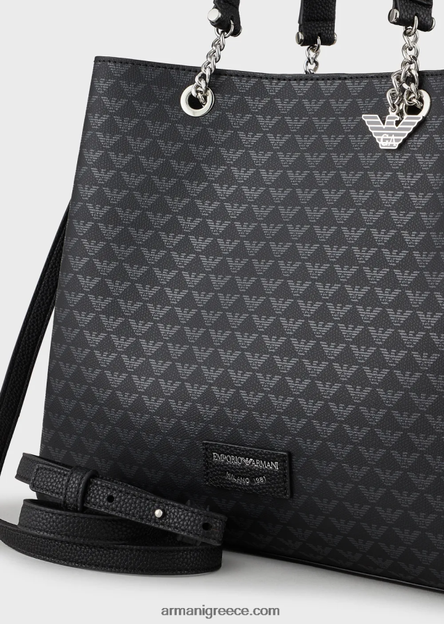 γυναίκες Armani Ολόσωμη τσάντα eagle shopper με αετό γούρι 4046R6724 πρότυπο