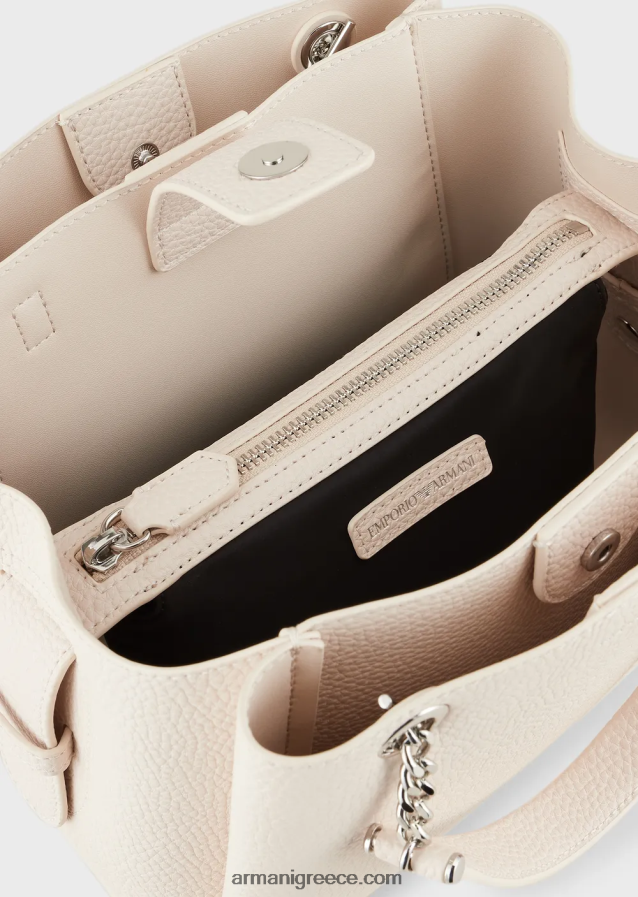 γυναίκες Armani Δερμάτινη τσάντα palmellato με γούρι αετού 4046R6726