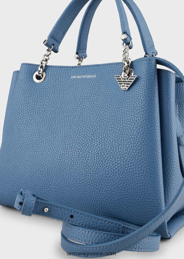 γυναίκες Armani Δερμάτινη τσάντα palmellato με γούρι αετού 4046R6728 το κόκκινο