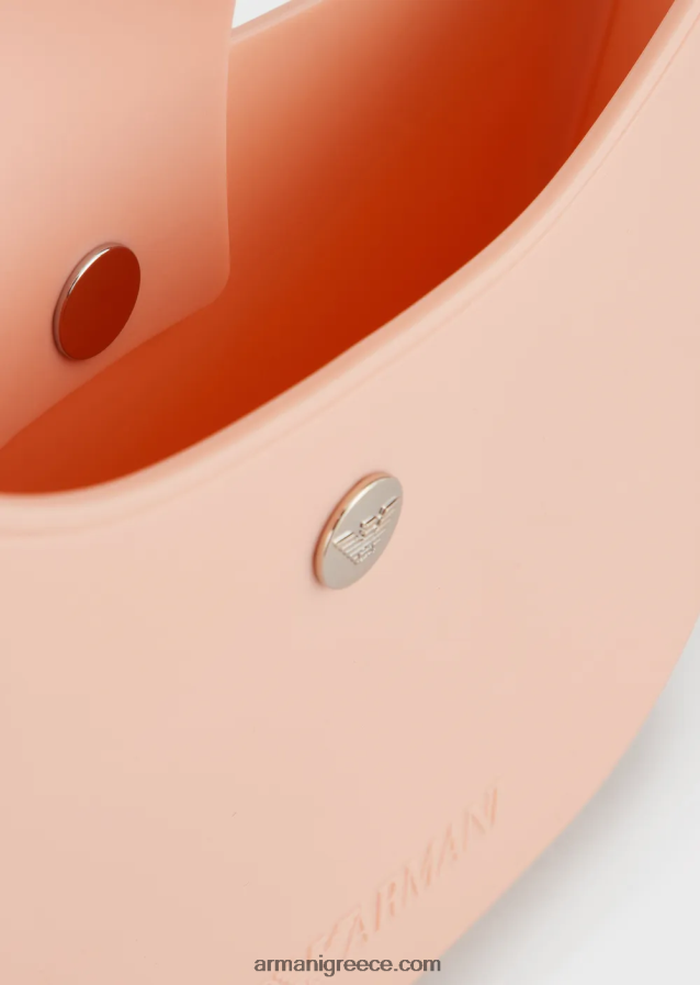 γυναίκες Armani Τσάντα ώμου από ανακυκλωμένο pvc gummy bag 4046R6642 ροζ