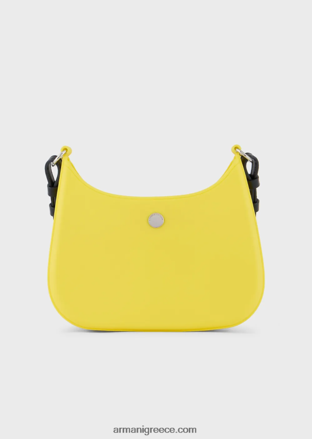 γυναίκες Armani Τσάντα ώμου από ανακυκλωμένο pvc gummy bag 4046R6645 κίτρινος
