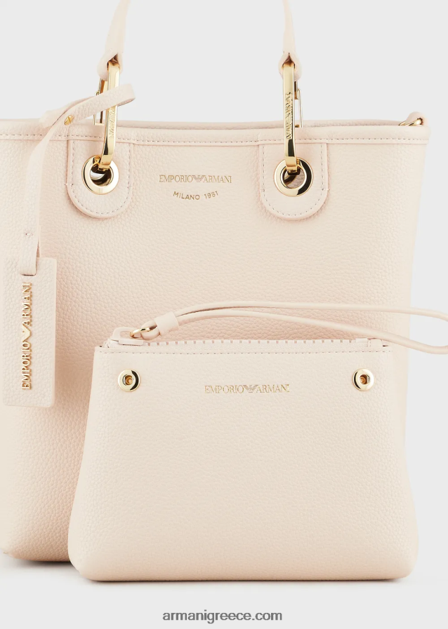γυναίκες Armani τσάντα αγορών με στάμπα ελαφιού myea κάθετη 4046R6692 γυμνός
