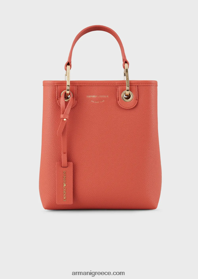 γυναίκες Armani τσάντα αγορών με στάμπα ελαφιού myea κάθετη 4046R6693 καφέ