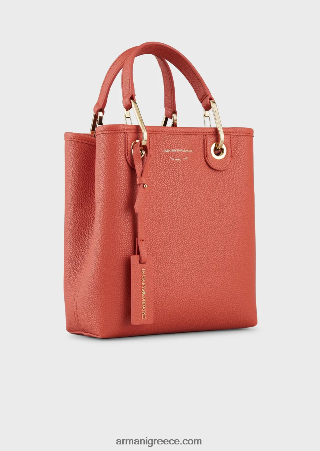 γυναίκες Armani τσάντα αγορών με στάμπα ελαφιού myea κάθετη 4046R6693 καφέ