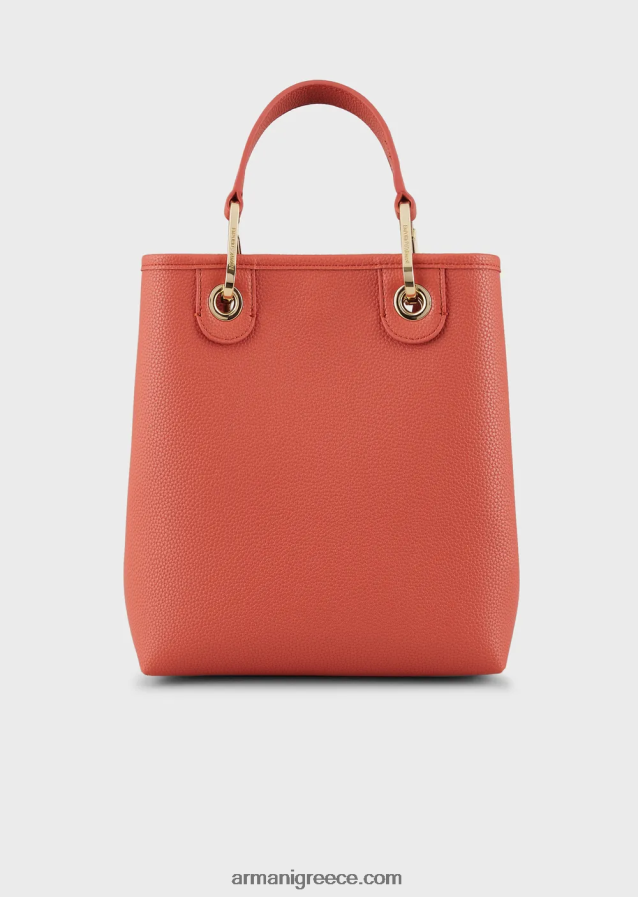 γυναίκες Armani τσάντα αγορών με στάμπα ελαφιού myea κάθετη 4046R6693 καφέ