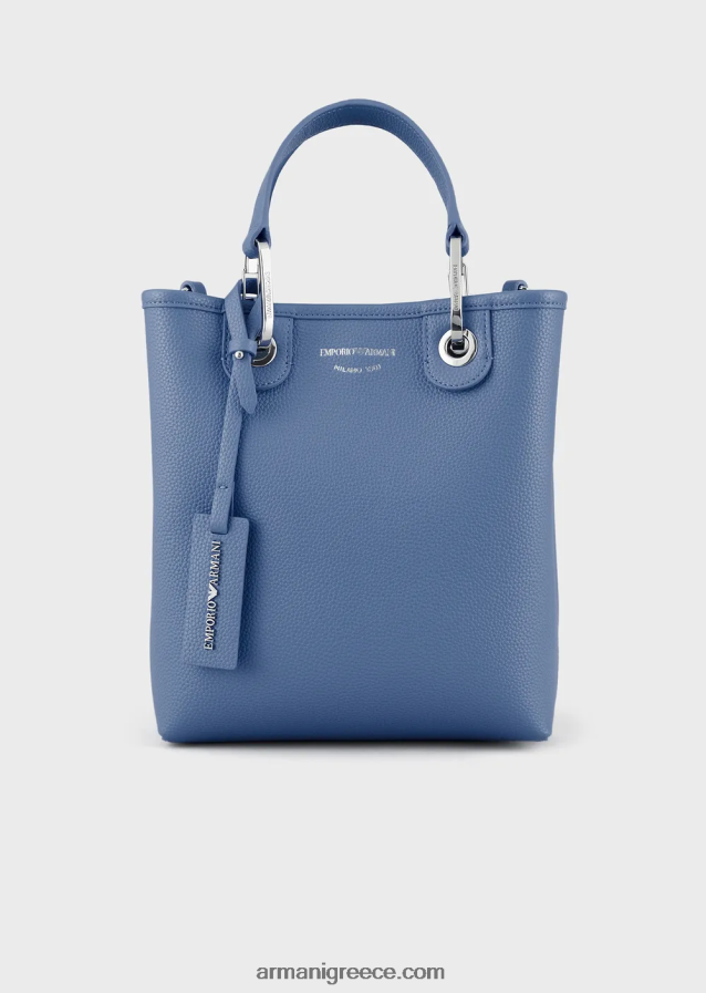 γυναίκες Armani τσάντα αγορών με στάμπα ελαφιού myea κάθετη 4046R6694 μπλε