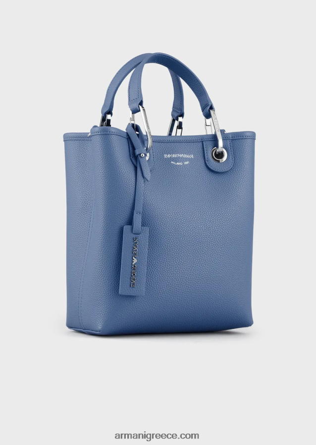 γυναίκες Armani τσάντα αγορών με στάμπα ελαφιού myea κάθετη 4046R6694 μπλε