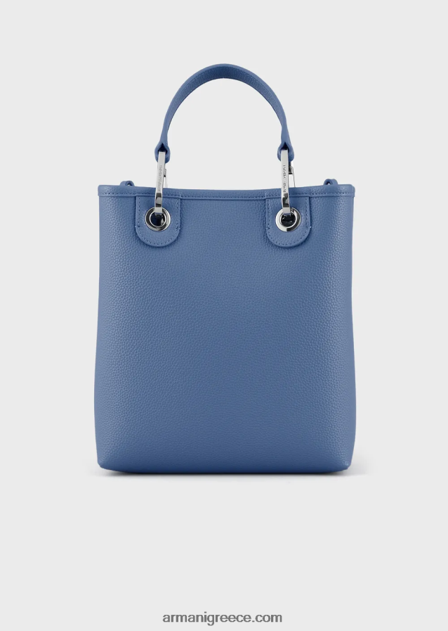 γυναίκες Armani τσάντα αγορών με στάμπα ελαφιού myea κάθετη 4046R6694 μπλε