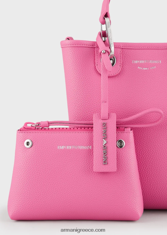 γυναίκες Armani τσάντα αγορών με στάμπα ελαφιού myea κάθετη 4046R6695 φουξία