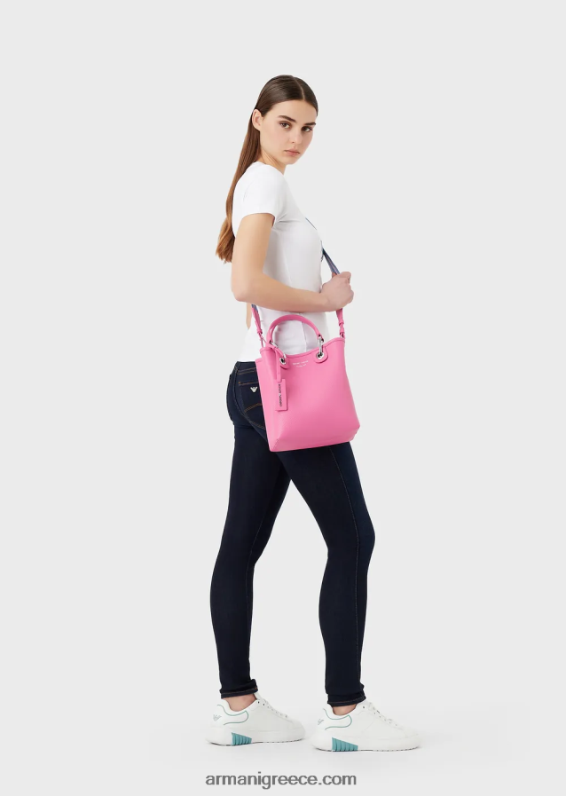 γυναίκες Armani τσάντα αγορών με στάμπα ελαφιού myea κάθετη 4046R6695 φουξία