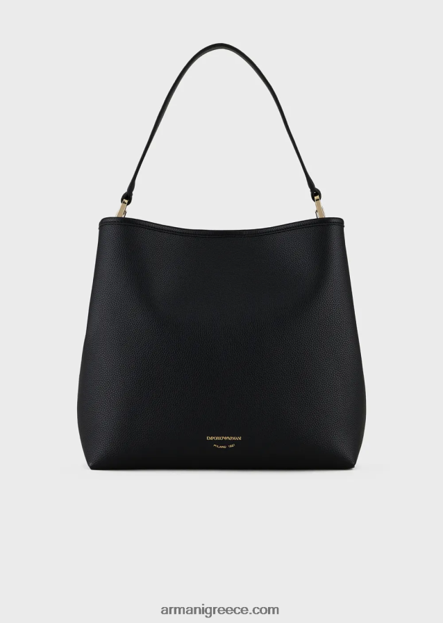 γυναίκες Armani Τσάντα ώμου myea με στάμπα ελαφιού 4046R6696 βαθύ μαύρο