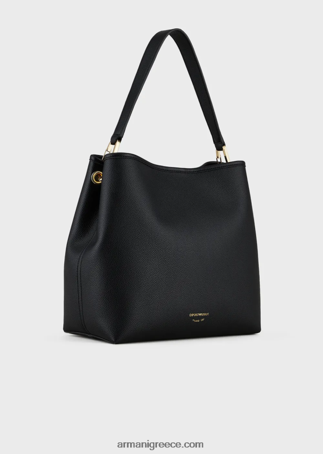 γυναίκες Armani Τσάντα ώμου myea με στάμπα ελαφιού 4046R6696 βαθύ μαύρο