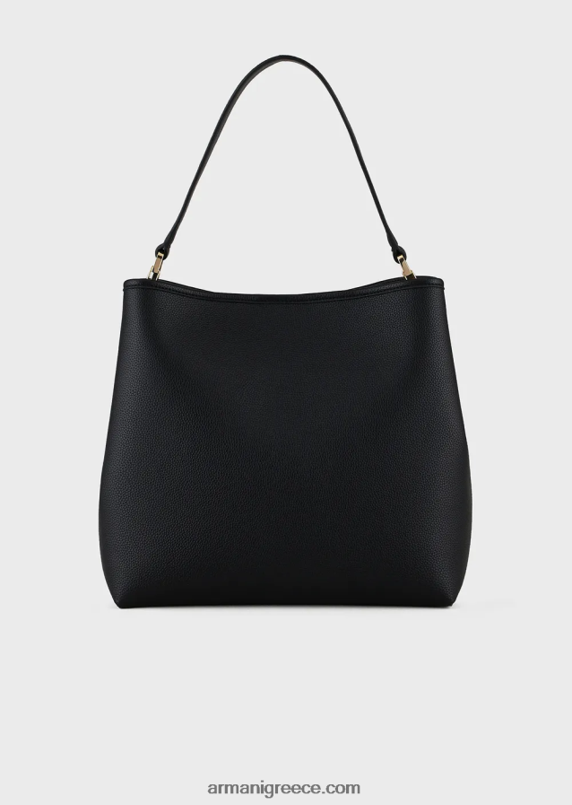 γυναίκες Armani Τσάντα ώμου myea με στάμπα ελαφιού 4046R6696 βαθύ μαύρο