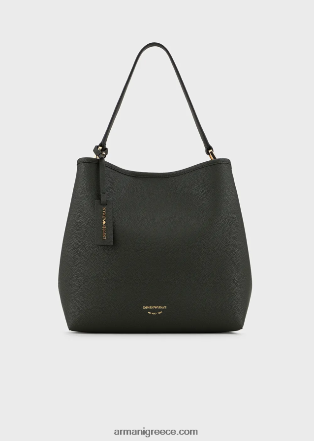 γυναίκες Armani Τσάντα ώμου myea με στάμπα ελαφιού 4046R6697 πράσινο του δάσους
