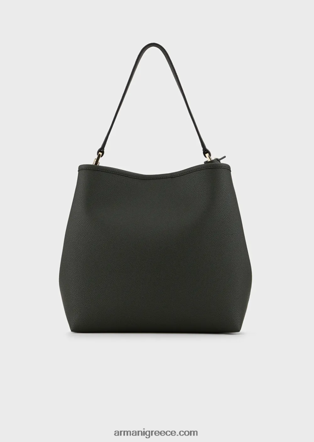 γυναίκες Armani Τσάντα ώμου myea με στάμπα ελαφιού 4046R6697 πράσινο του δάσους