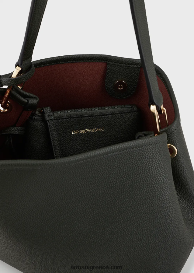 γυναίκες Armani Τσάντα ώμου myea με στάμπα ελαφιού 4046R6697 πράσινο του δάσους