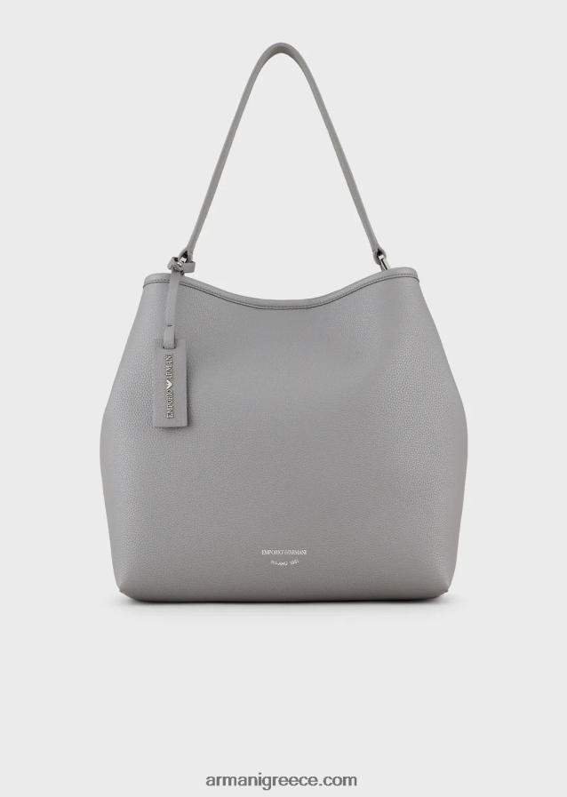 γυναίκες Armani Τσάντα ώμου myea με στάμπα ελαφιού 4046R6699 γκρί