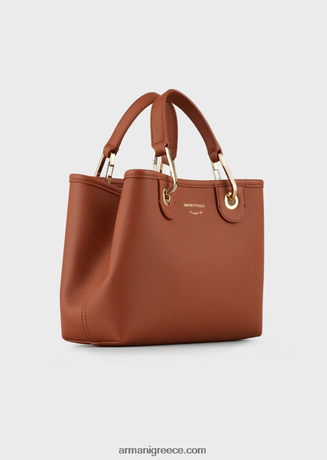 γυναίκες Armani myea bag μικρό shopper bag με στάμπα ελάφι 4046R6655 βοός