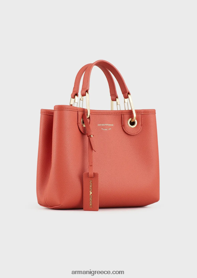 γυναίκες Armani myea bag μικρό shopper bag με στάμπα ελάφι 4046R6658 βοός