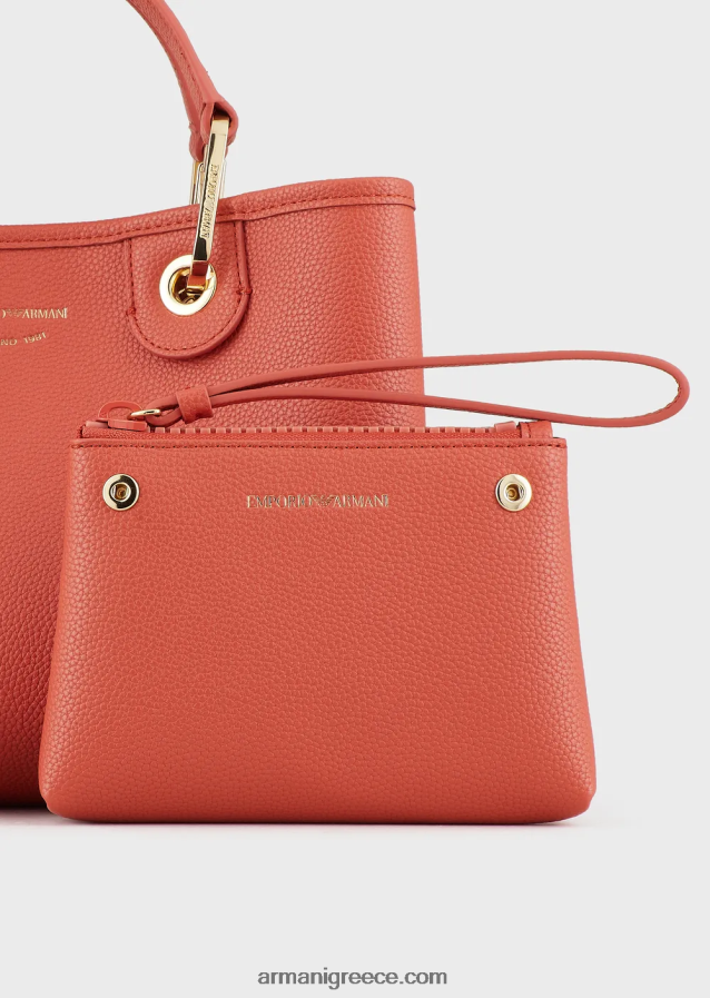 γυναίκες Armani myea bag μικρό shopper bag με στάμπα ελάφι 4046R6658 βοός