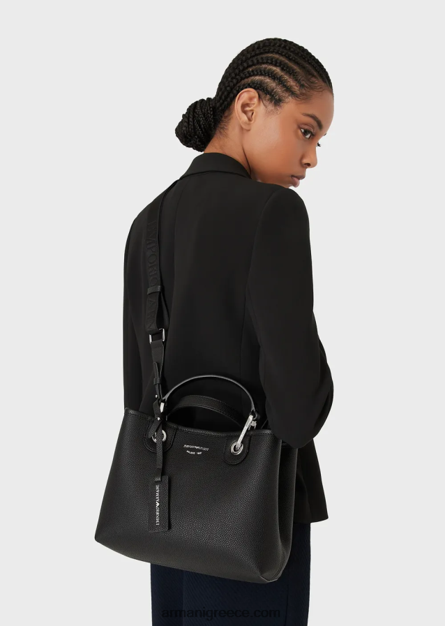 γυναίκες Armani myea bag μικρό shopper bag με στάμπα ελάφι 4046R6659 διχρωμία